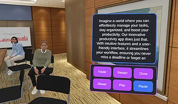Thumbnail - How to memorize a speech VR Training