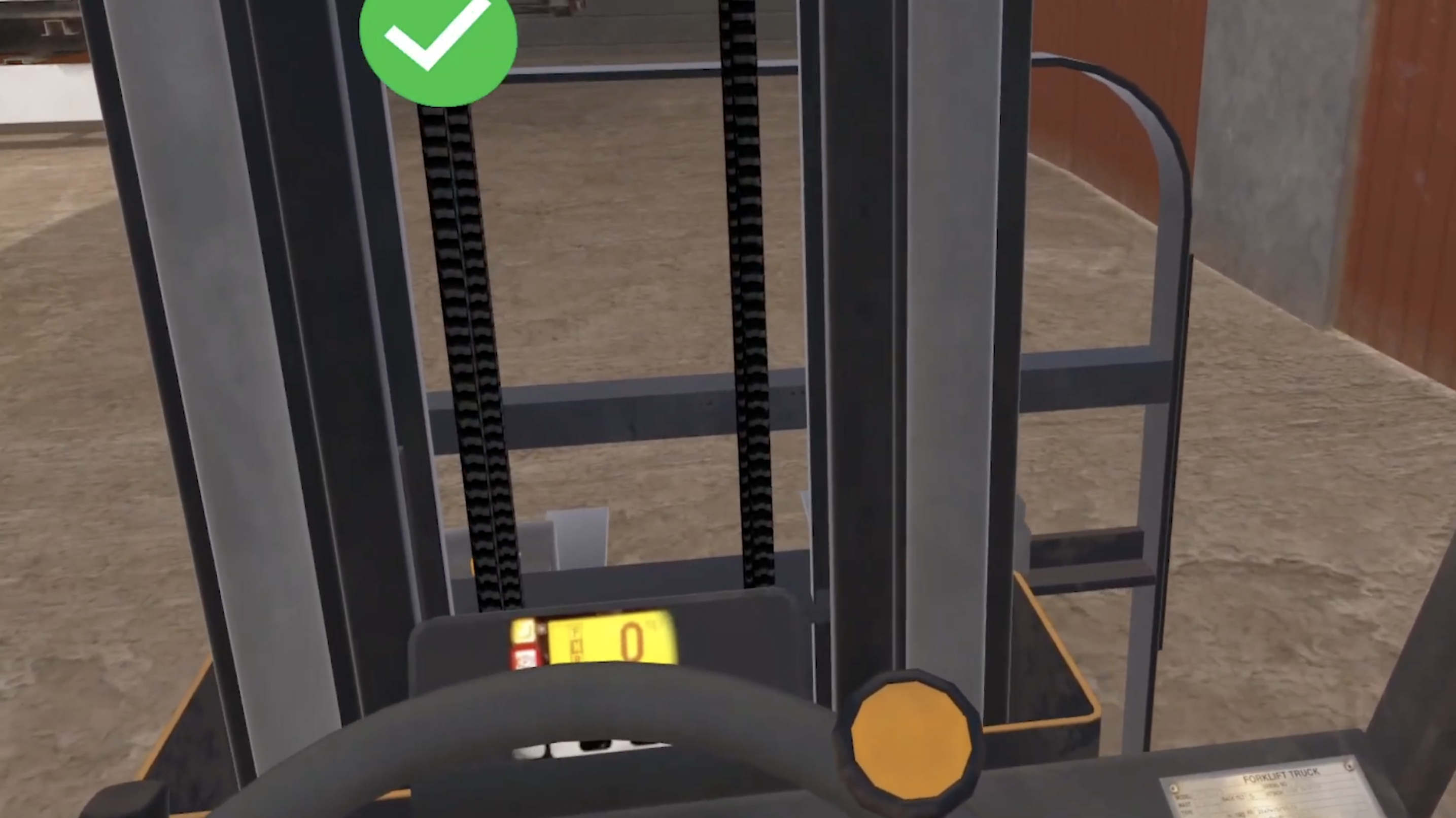 Forklift Pre-operational Inspection VR Training - Preview 4