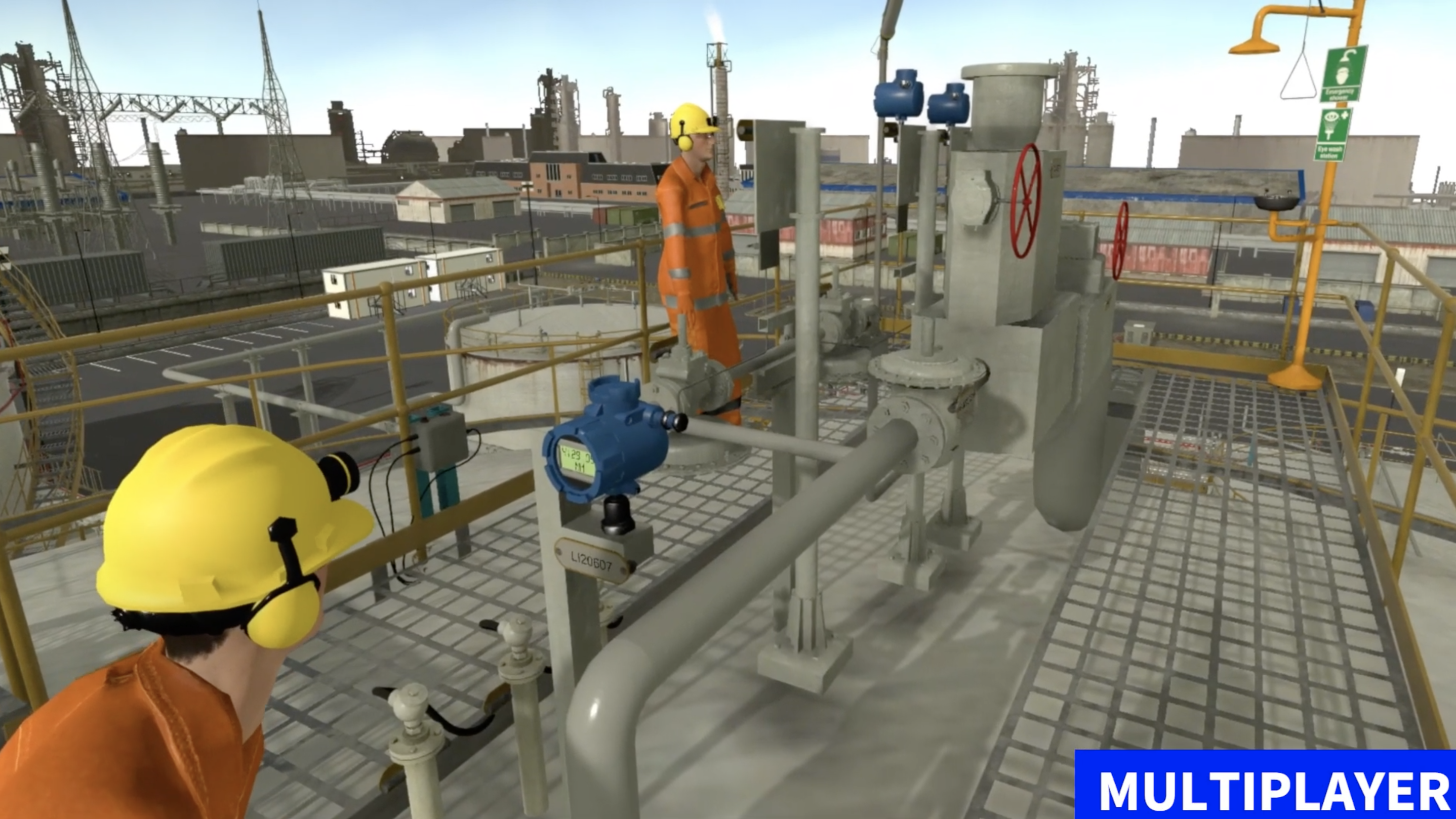Condensate Tank Farm 3D Simulation Virtual Training | Program-Ace